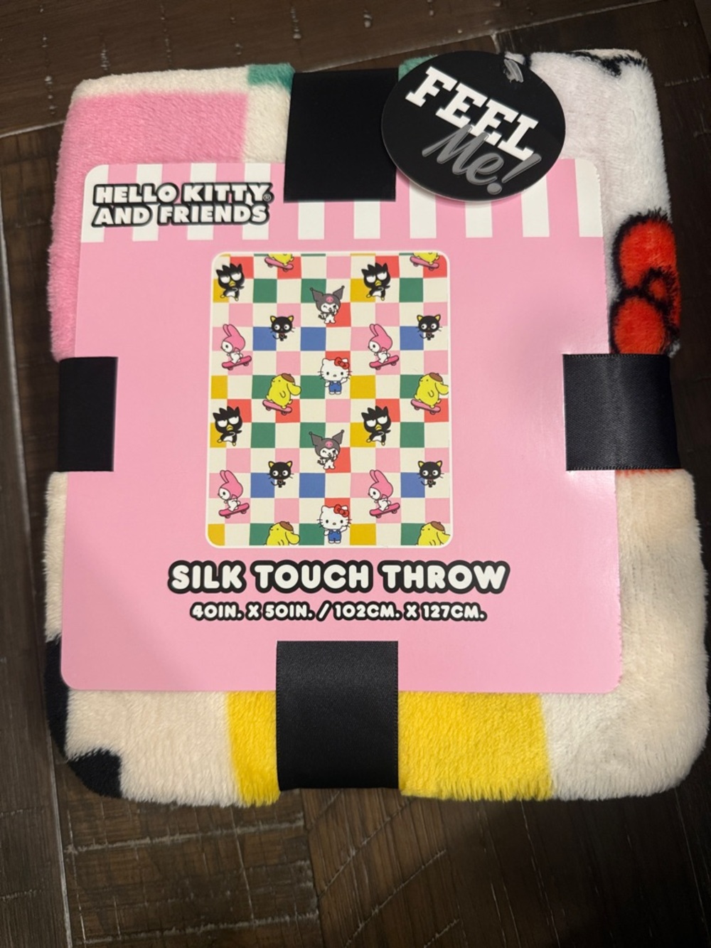 Sanrio Hello Kitty Silk Touch Throw Blanket - Pink, White, Yellow, Black, Red